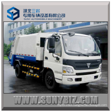 Euro 5 Foton Aumark 4X2 Compactor Garbage Truck